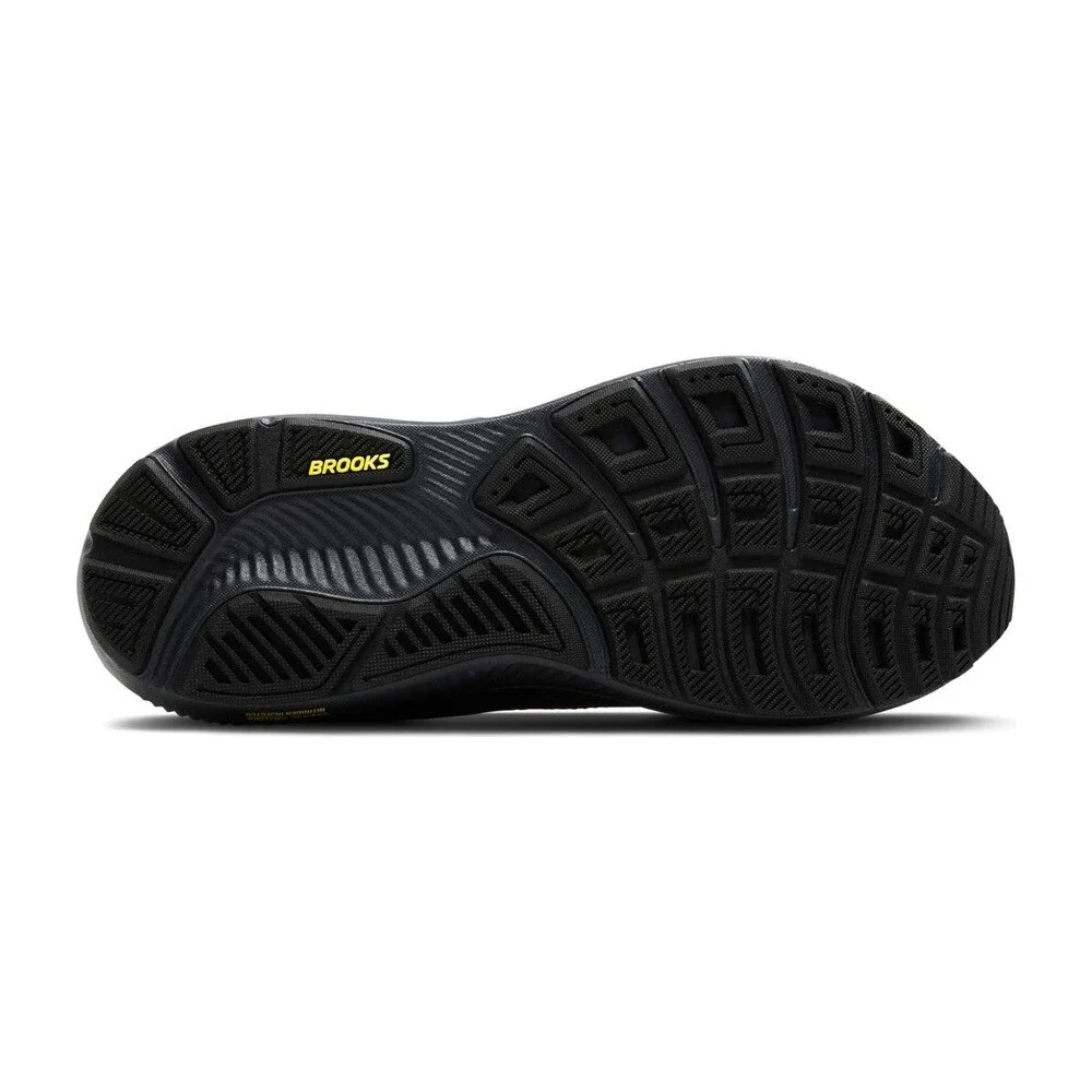 Brooks Men's Ghost 17 Ebony/Black/Yellow 110442-1D-059